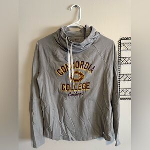 Concordia College Cobbers Grey Hooded Pullover